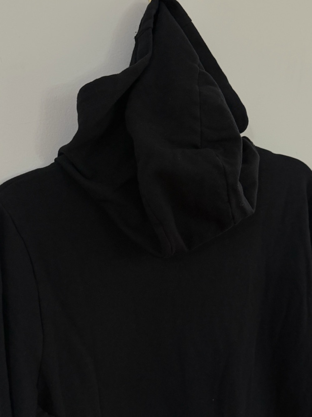 Marine Layer Hoodie Womens Medium Black Sunset Pullover Sweatshirt Kangaroo Logo - Picture 15 of 15